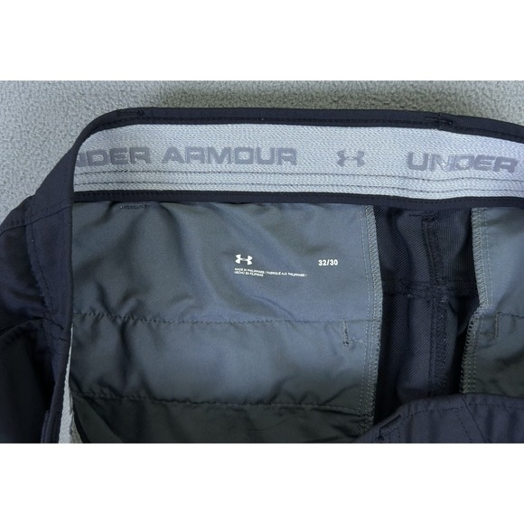 Under Armour Pants Mens 32x30 Black Match Play Performance Golf Wicking - Picture 8 of 10